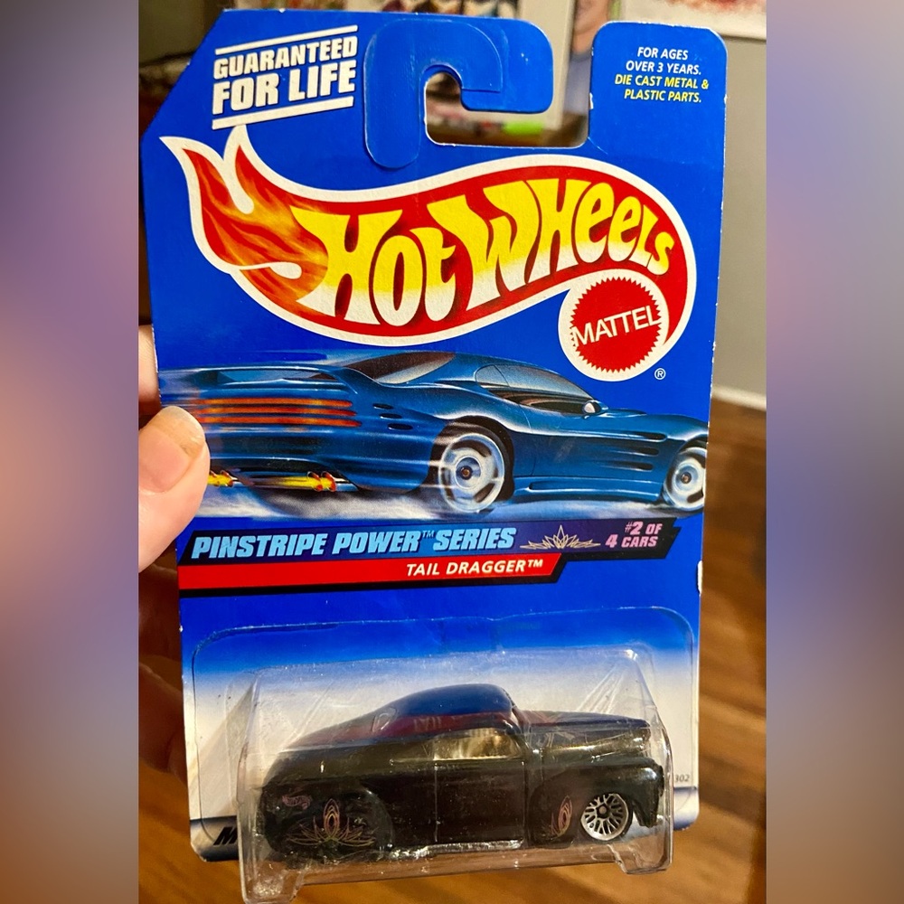 Hot Wheels Tail Dragger  Car - black